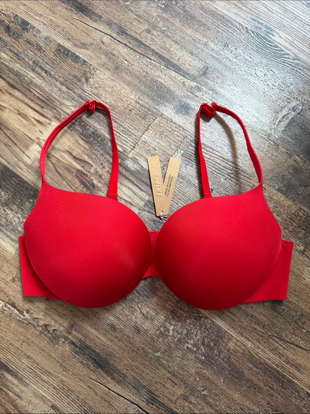 Skims Ultimate Push Up Plunge Bra Cayenne Size 40C NWT